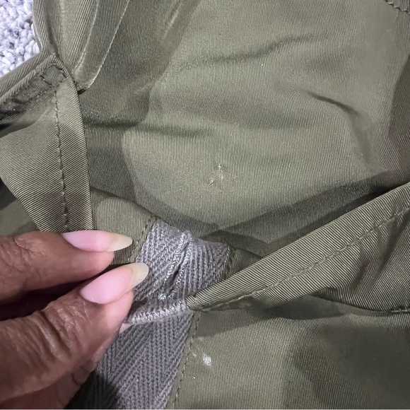 Anthropologie Gisborne Anorak Olive Green Safari Jacket Women’s Size Medium - Picture 8 of 12